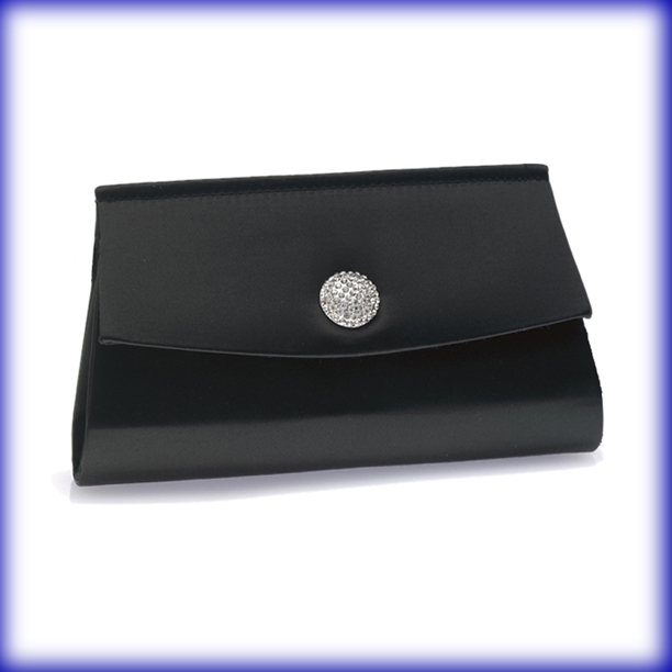 Joanie Black Evening Bag